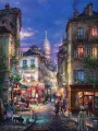 Promenez vous Montmartre paysage urbain scènes modernes de la ville